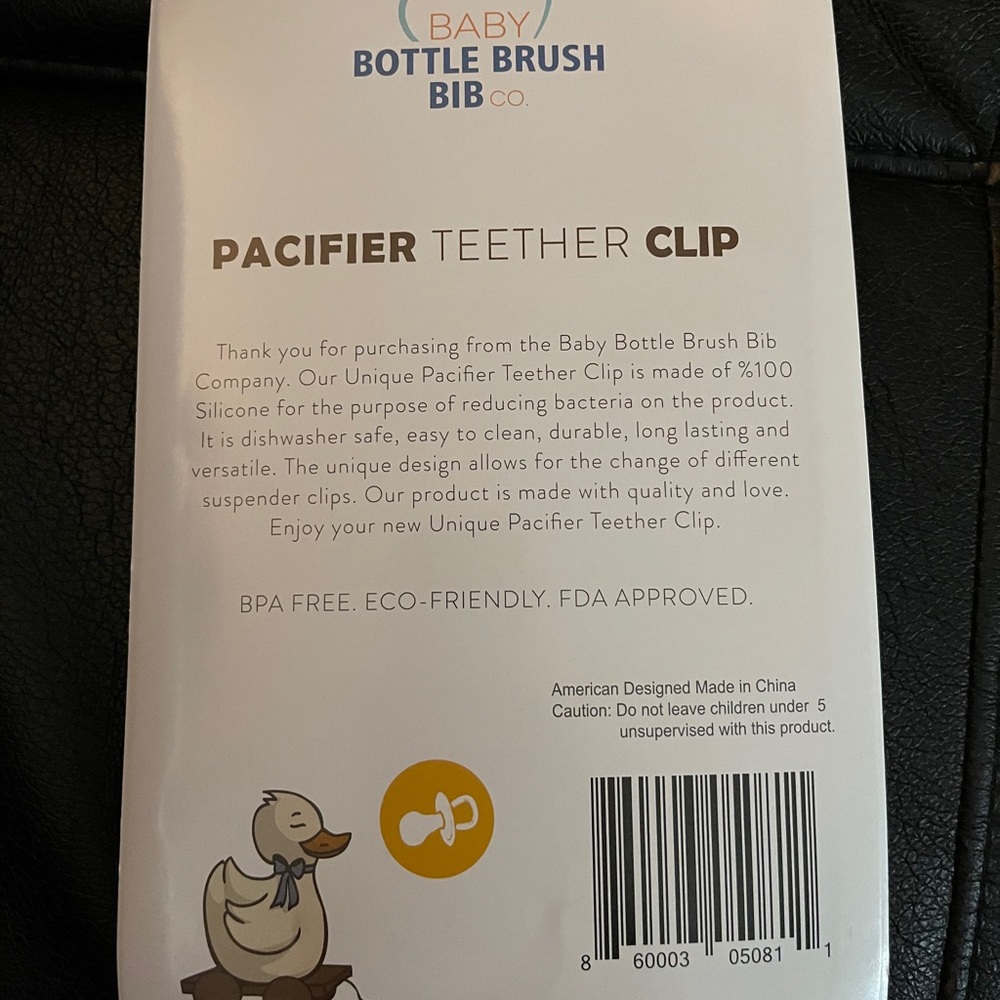 Pacifier Teether Clip - Picture 2 of 2